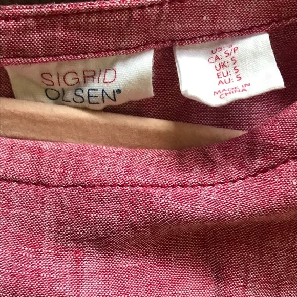 100% Linen Top - Picture 8 of 9